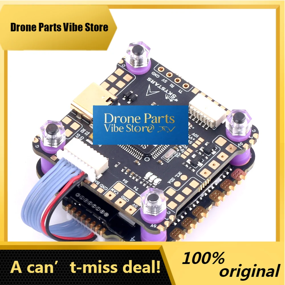

DronePSKYSTARS F7 Flight Controller & AM32 45A/60A ESC FPV Stack Combo BMI270 DShot1200 30.5x30.5mm 10V 3A BEC For FPV Drones
