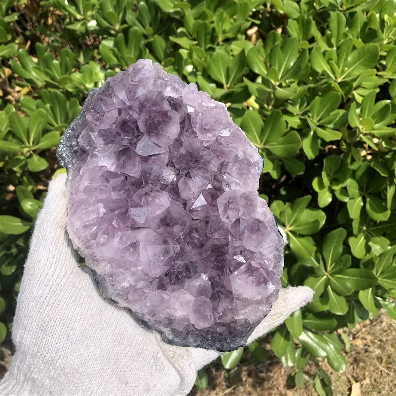 

1360g Large Natural Amethyst Crystal Cluster Quartz Druzy Geode Stone Healing