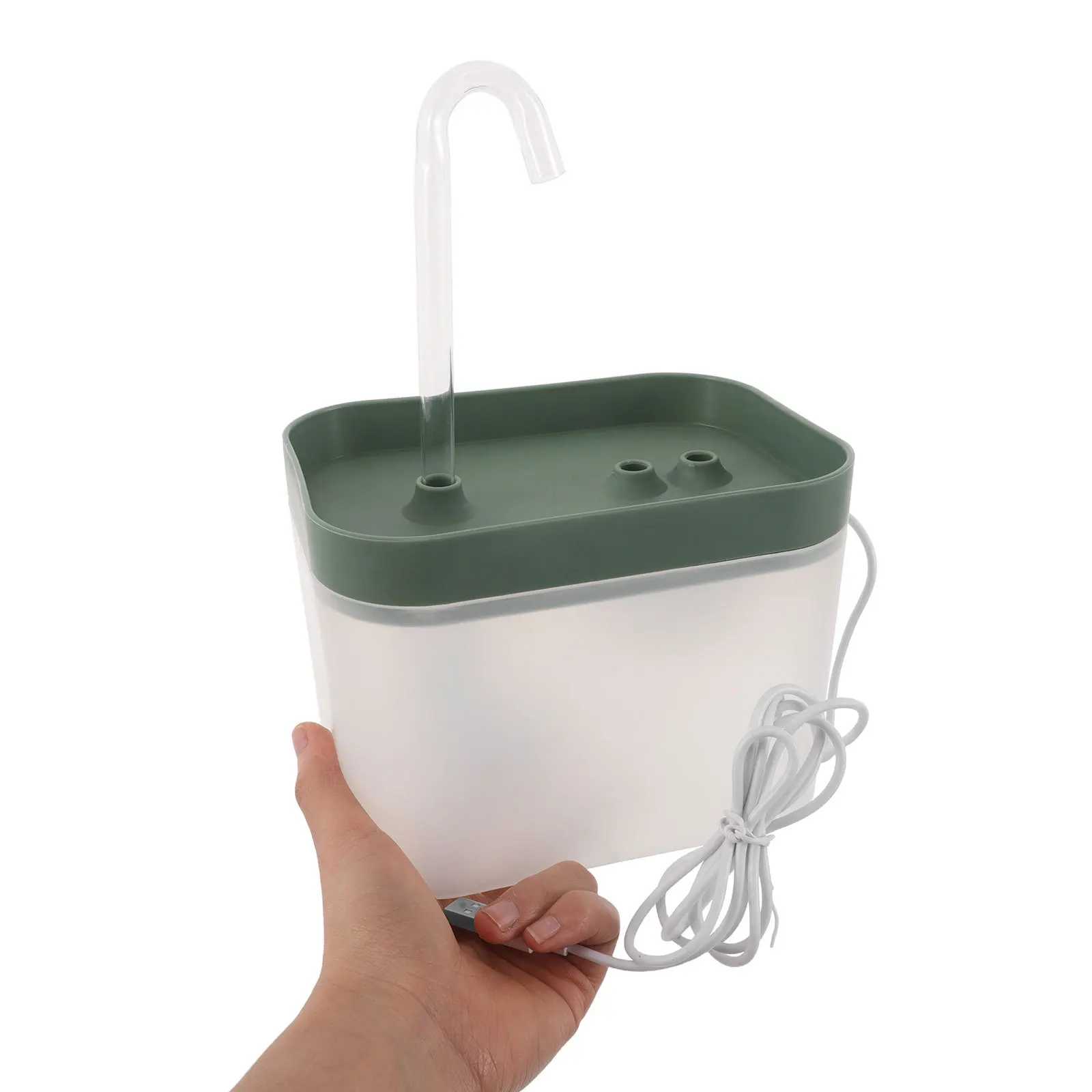 

1.5L Cat Water Fountain Automatic Pet Drinking Dispenser For Cats Small Pets Quiet Continuous Flow Hydration 2.5W Running Water