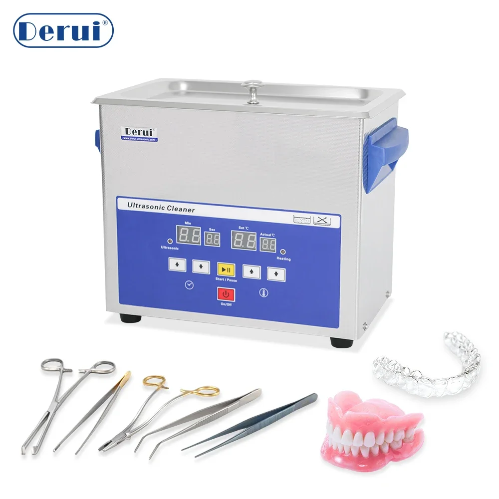 Dental Ultrasonic Cleaning Machine for Cleaning Dentures and Surgical instruments Teeth Ultrasonic Cleaner