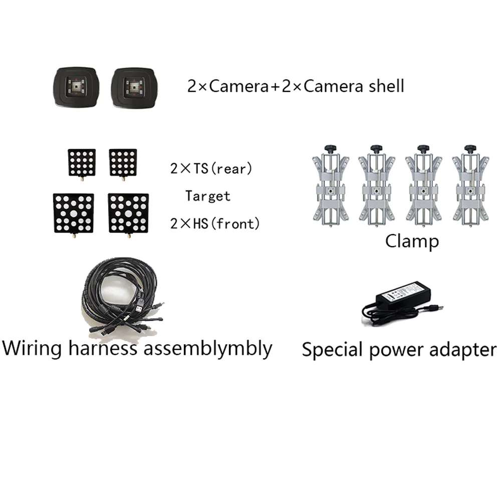 3D wheel alignment( camera + target+ clamp+power&cable) DDP to the client's door/CIF/EXW