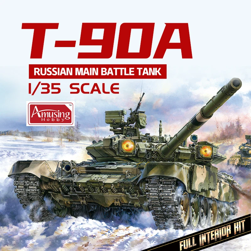 

Забавный хобби 35A050 1/35 Российский основной боевой танк T-90A Полный комплект интерьера