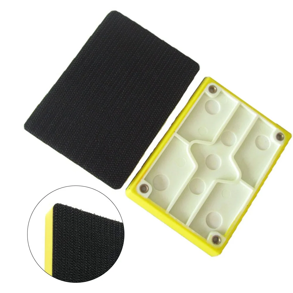 Brand New Sanding Pad Abrasive Tool 70*100mm Accessories PU Rectangular 1pc For Sanding Polishing Polishing Tool