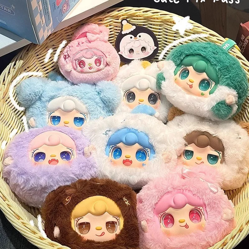 

Yooki V1 Cute Way Through Виниловая плюшевая слепая коробка Kawaii Рюкзак Подвеска Брелок Милые игрушки Сюрприз Mystery Box Подарки на день рождения