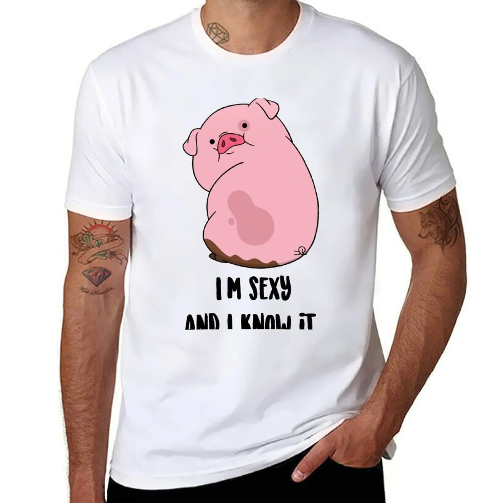 

waddles T-Shirt t shirts for man pack cotton mens graphic t shirts T-Shirt