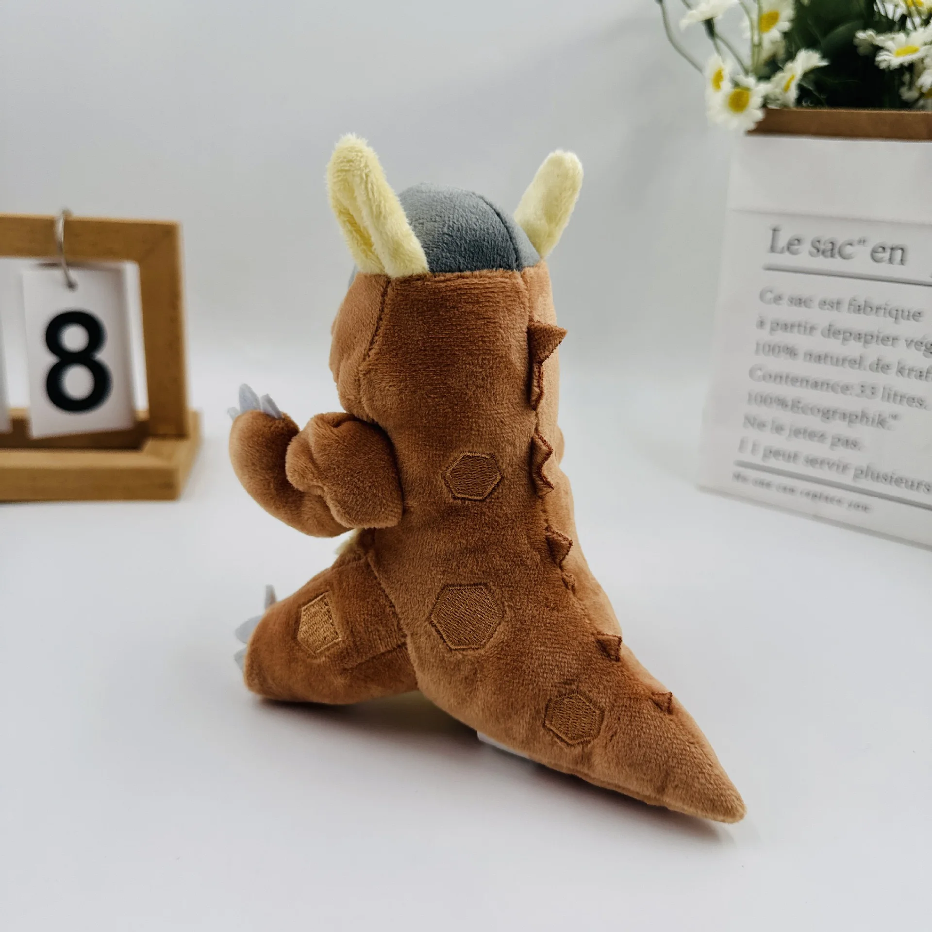 Peluche Pokémon Fit Series Kangaskhan e bambino da 14 cm - Piccola bambola di pezza per coppia di madre-figlio, simpatico e adorabile mostro tascabile da collezione