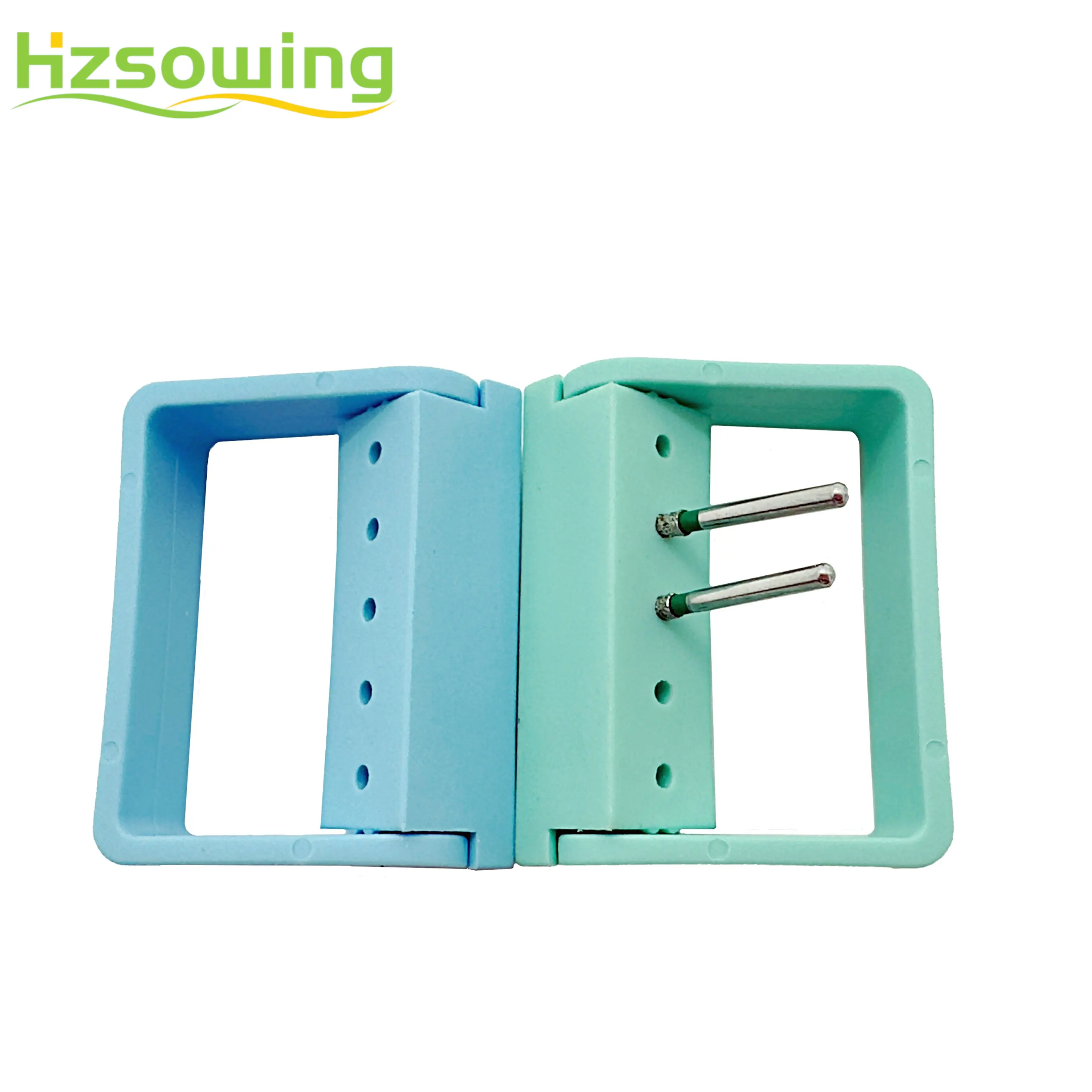 5 Holes Endo Bur Holder Sterilization 135° Plastic  Disinfection Stand Only For Dental High-speed Bur Dentist Tool