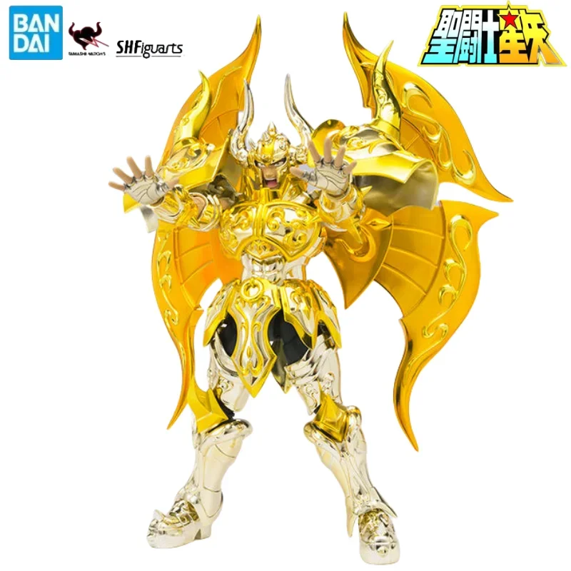 

Bandai Model Saint Seiya Myth Cloth Ex Soul Of Gold Sog Taurus Aldebaran Knights Of The Zodiac Metal Armor Anime Action Figure