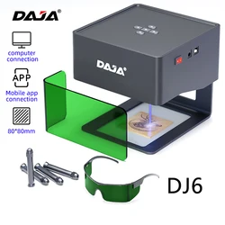 DAJA Laser Engraver CNC Diy DJ6 Laser Engraving Machine 3000mw Fast Mini Logo Mark Printer Cutter Woodworking Wood Plastic