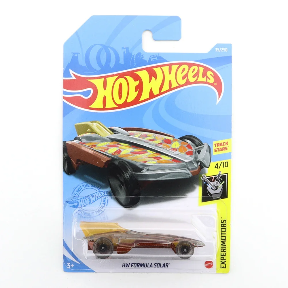 2020-16 2021-35 HW FORMULA SOLAR Original Hot Wheels Mini Alloy Coupe 1/64 Metal Diecast Model Car Kids Toys Gift