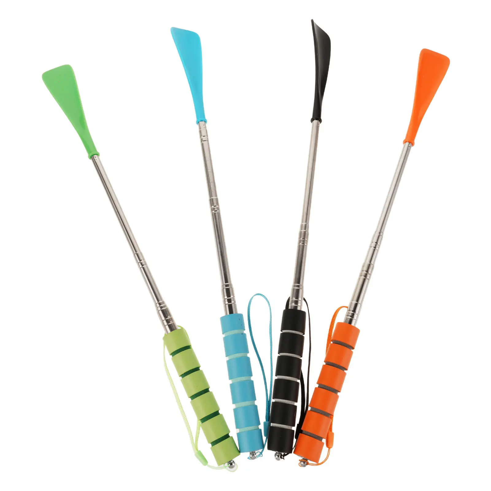 

Набор из 4 телескопических рожков для обуви из нержавеющей стали, выдвижные металлические рожки для обуви для пожилых людей, детей, помощник при надевании обуви, для путешествий