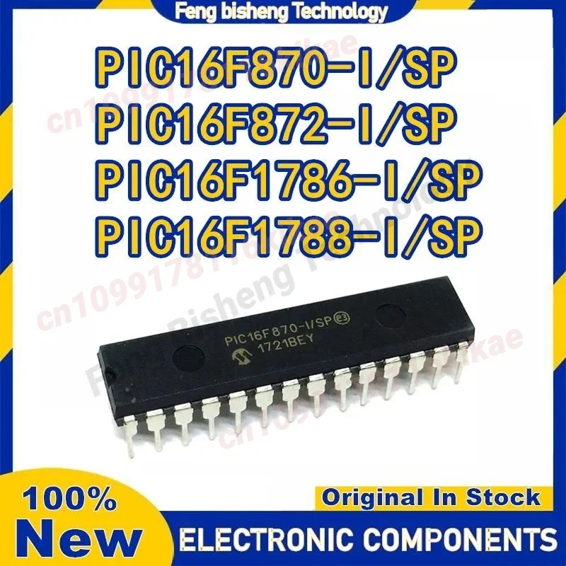 PIC16F870-I/SP PIC16F872-I SP PIC16F1786-I SP PIC16F1788-I SP PIC16F DIP28 IC Chip 100% New Original in stock