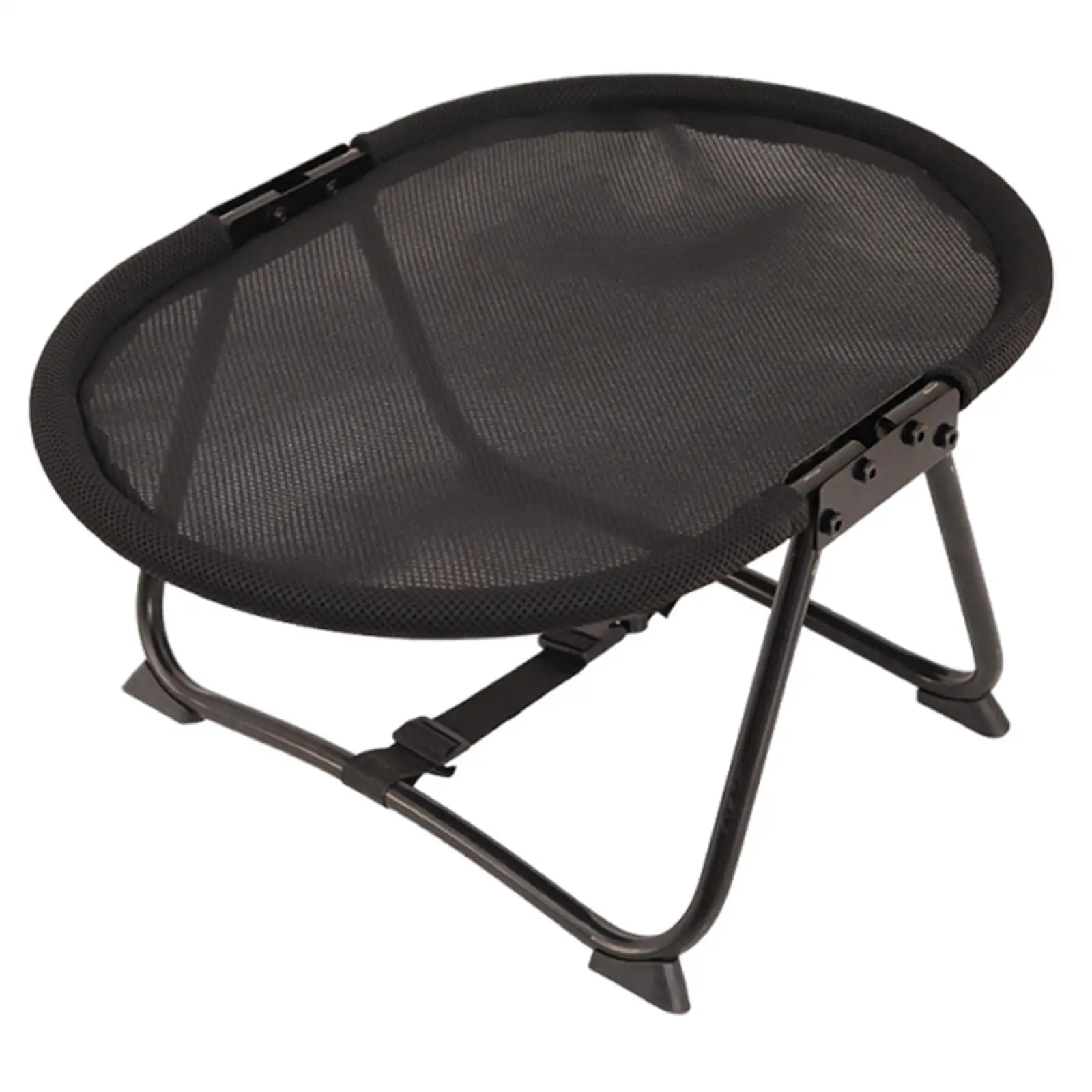 

Переносная кровать для животных из металлической сетки, приподнятая лежанка для собак, прочная мебель для животных с сумкой для хранения, для кошек и маленьких собак в помещении