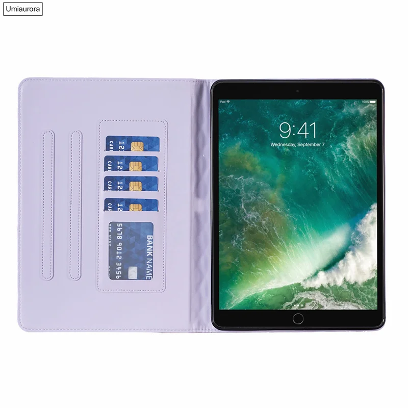 For IPad Mini 6 9.7 Air 1 2 3 4 5 10.9 7th 8th 9th Gen 10.2 10.5 Pro 11 inch Smart Tablet Case Luxury Leather Wallet Stand Funda