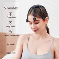 Electric Octopus Claw Head Scalp Massager 3 Modes Vibration Relief Therapeutic Fatigue Head Improve Scratcher Massage Sleep H5X8