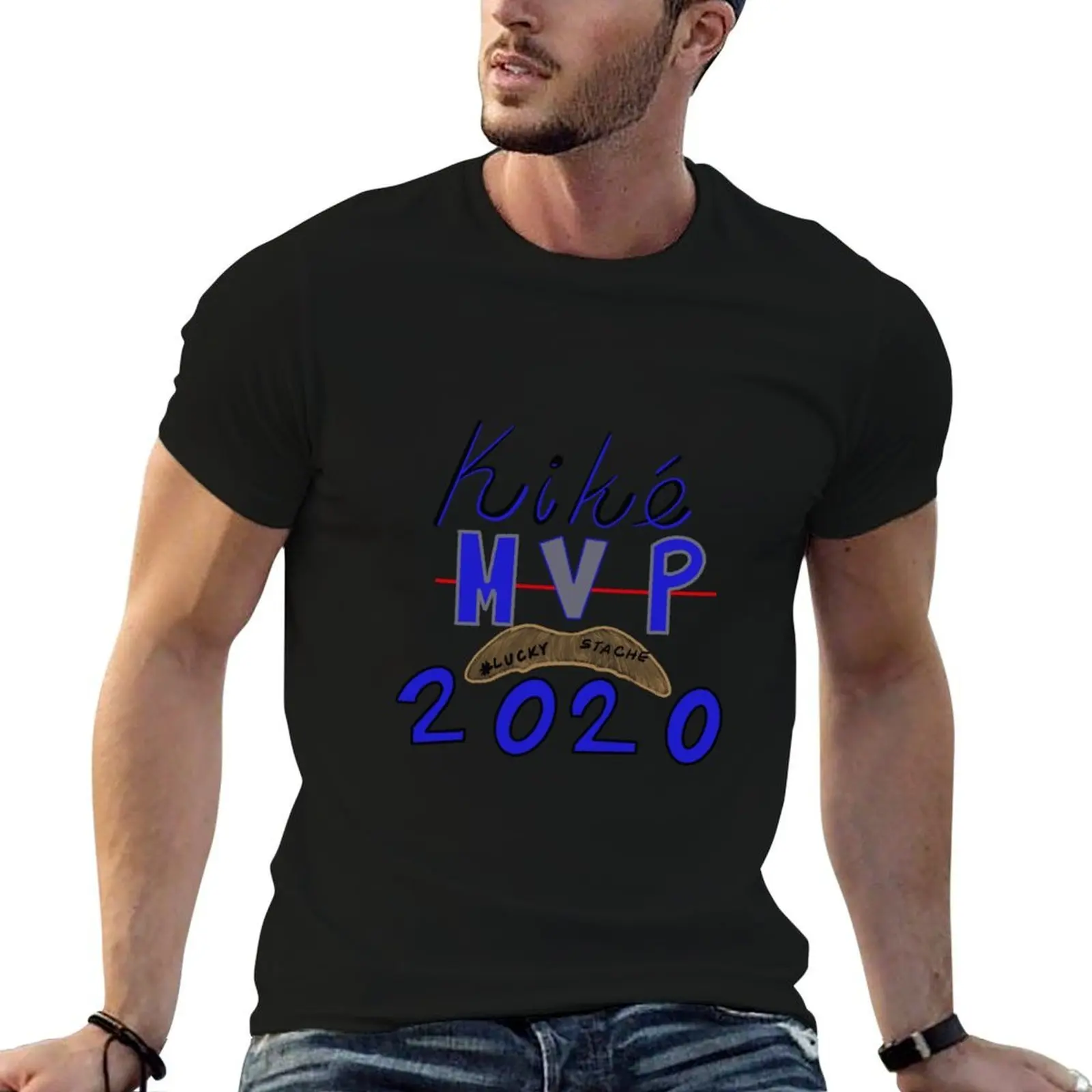 تي شيرت Kiké2020MVP تي شيرت مضحك تي شيرت رجالي جرافيك تي شيرت