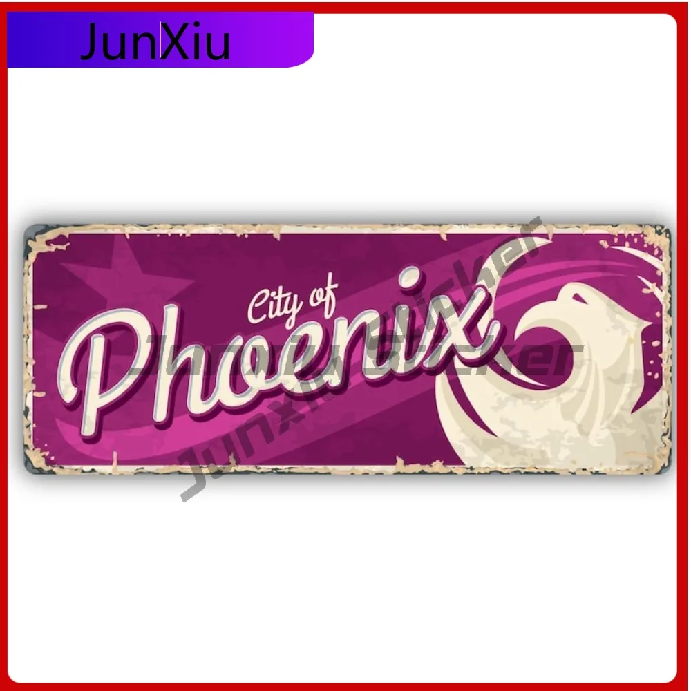 

Phoenix Arizona Travel Vintage Art Design Vinyl Sticker Vacation Travel Cities Countries Car Truck Bumper Water Bottle X500 Adve