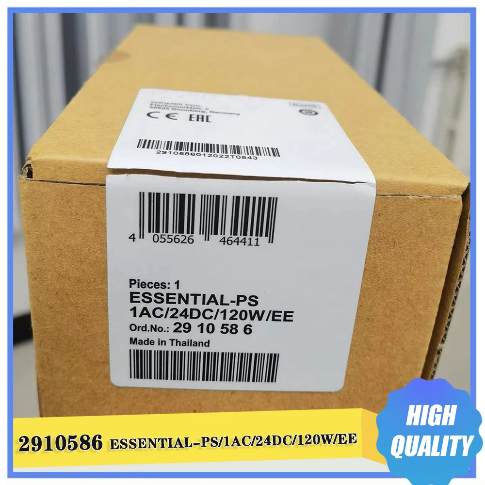 

For Phoenix Power Supply 2910586 ESSENTIAL-PS/1AC/24DC/120W/EE 24 V DC/120 W
