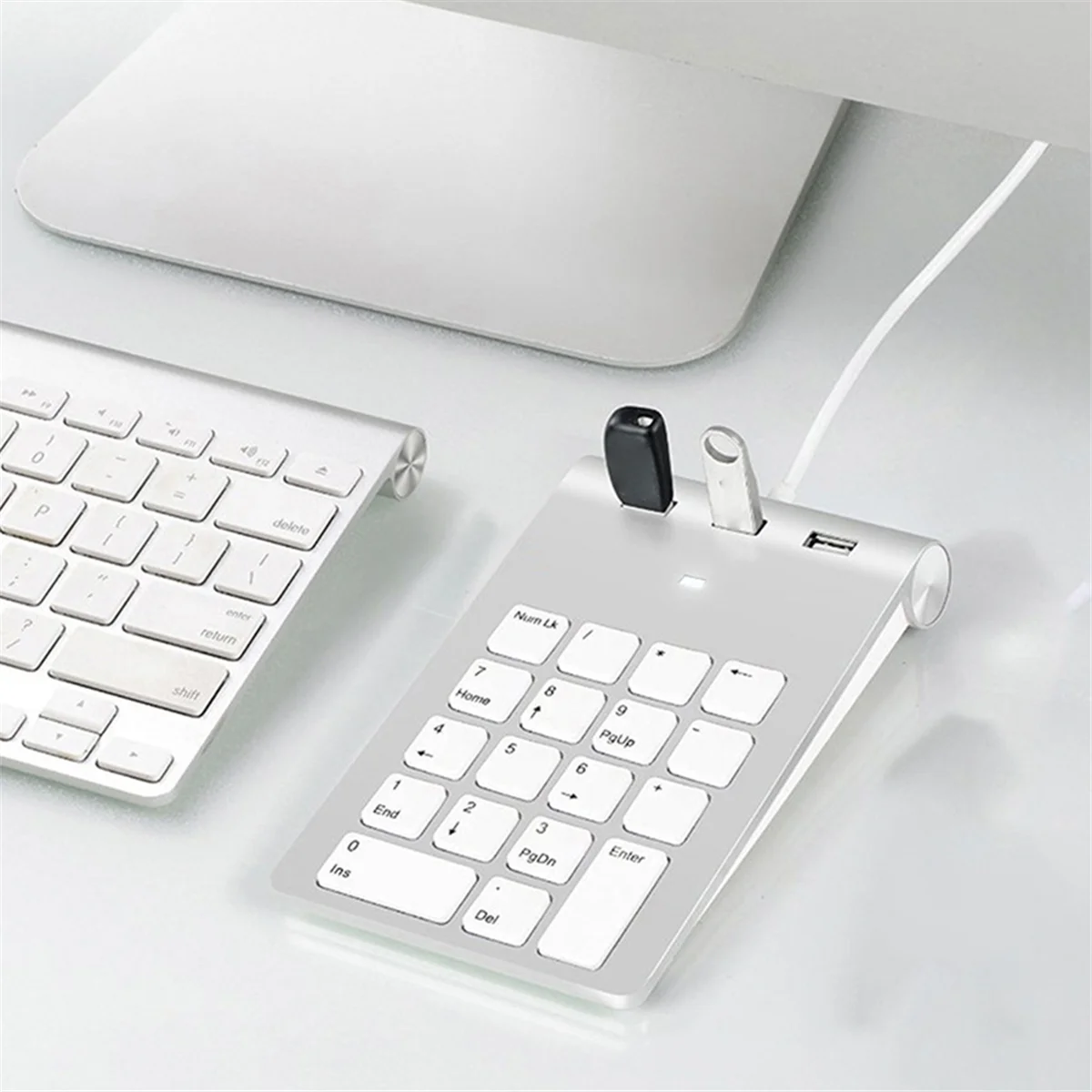 인기 있는 미니 숫자 키패드 키보드 18키 숫자 키패드 숫자 패드 숫자 패드