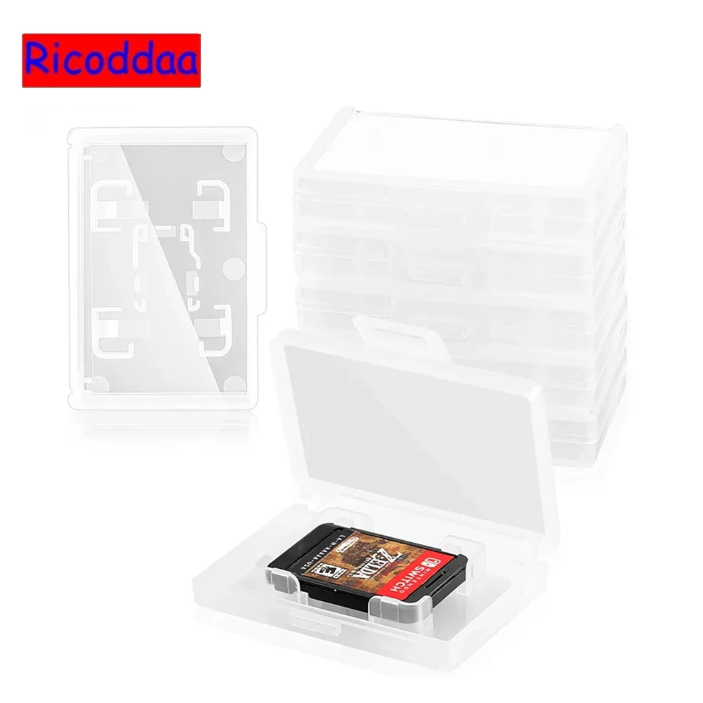 Mini Portable Pocket Game Card Box Micro SD TF Card Storage Display Box Holder For Nintendo Switch Series Protective Cover