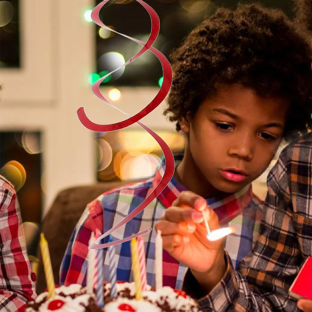 12 قطعة من زينة الحلزون الدوامة المعلقة لحفلات السقف وحفلات أعياد الميلاد وحفلات الزفاف والتخرج خفيفة الوزن ملونة للحيوانات الأليفة #6