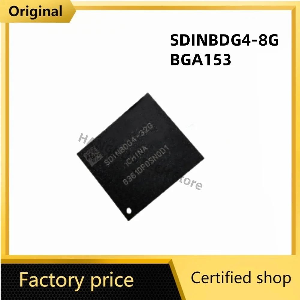 

2PCS/Lot Original SDINBDG4-8G BGA153 package memory IC chip