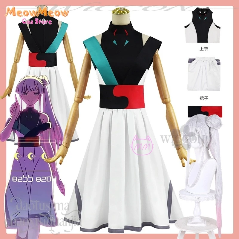 

Halloween Adults Tsukimi Yachiyo Cosplay Anime Princess Kaguya Irregular Design Fashion Y2K Idol CostumesStage Dress 2026 Carniv