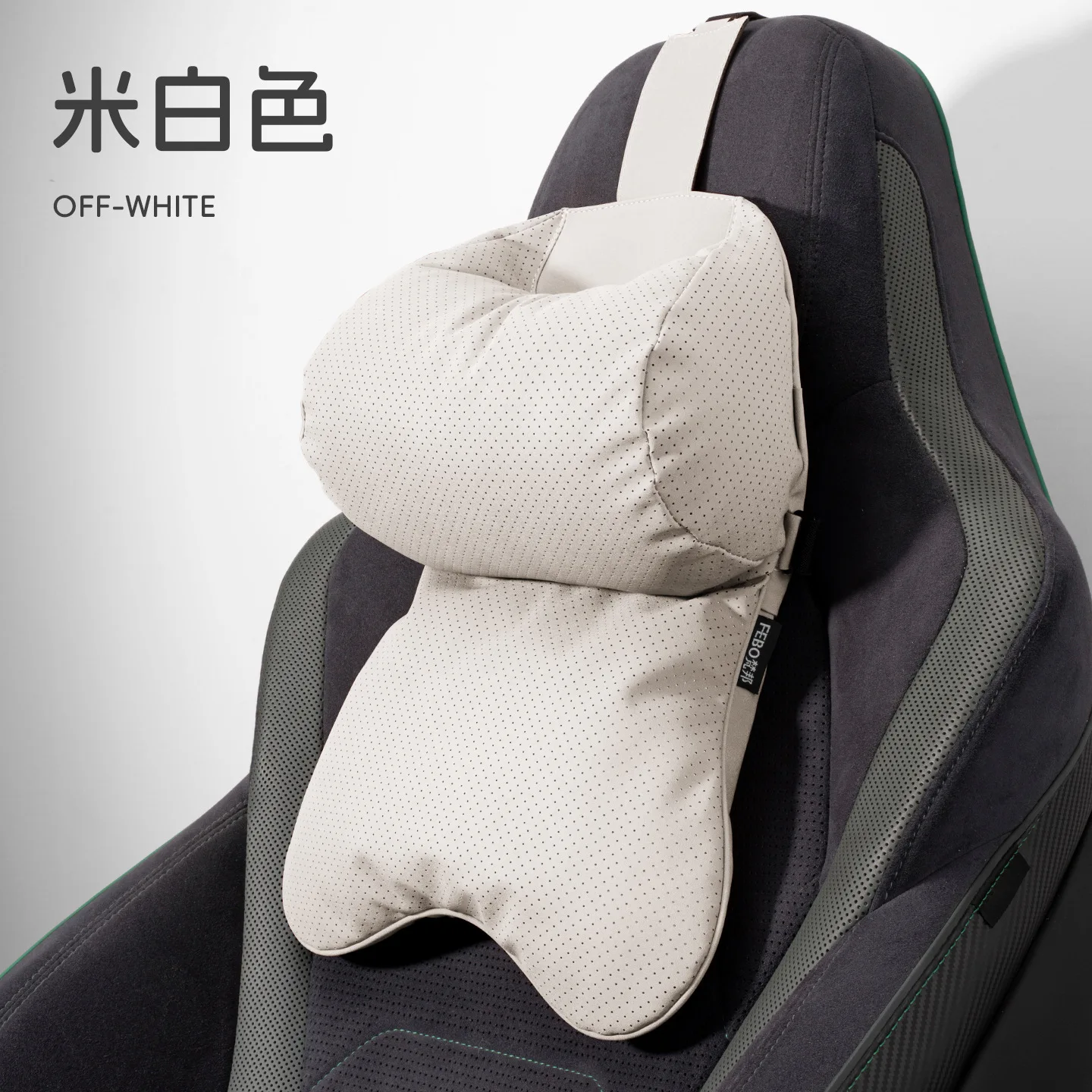 New Car Double-layer Pressure-reducing Headrest Comfortable Driving Pillow Car Universal Neck Pillow Car Sports Seat Back Pillow view 6