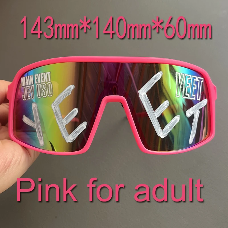 Jey Uso YEET Sports Shades For Adults Bloodline Wrestling Fan Gear Rare Colors Athletic Sunglasses Men Women