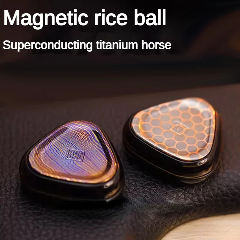 

2025 NewFidget Gyro Edc Magnetic Rice Ball Pro Ratchet Coin Adult Leisure Entertainment Metal Decompression Toy Fingertip Toys