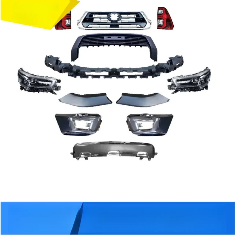 

STLFBody Kit For Car Full Body Kit Car Custom Kits Front Rear Parts Custom For2016 Hilux Middle East Type Upgr To 2021