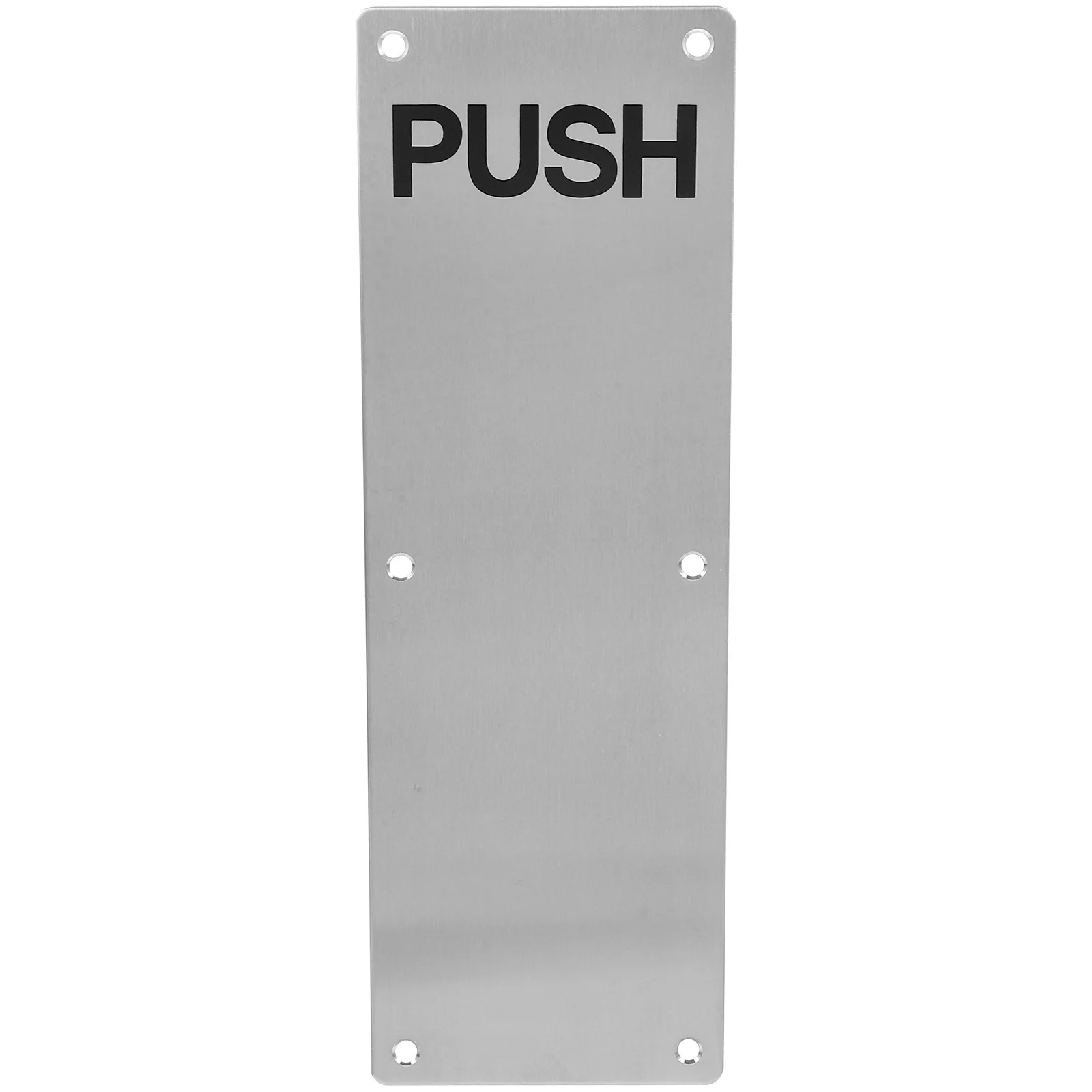 

Stainless Steel Door Push Fire Door Sliding Panel Black Metal Wall Protector for Interior Wood Composite Doors Easy Open Finger