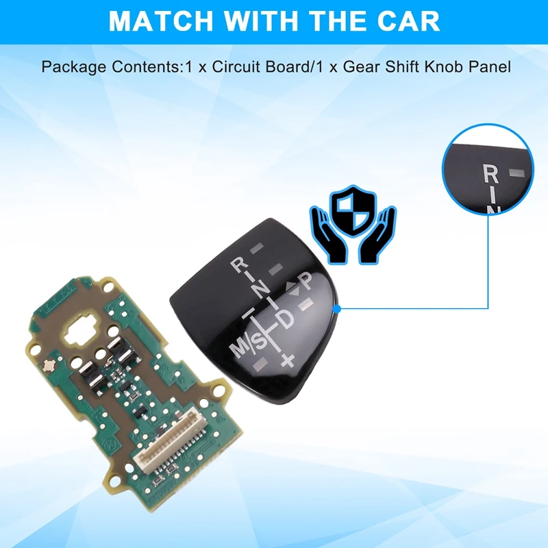 F Chassis Gear Shift Knob Panel W/LED Circuit Board For BMW 3 Series/4 Series/5 Series/5GT/6 Series/ 2013-2019