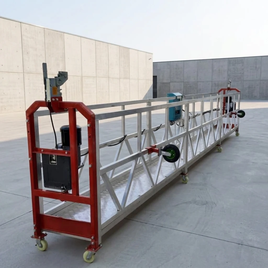 Cargo Lift/Electric Hoist Mobile Scaffolding Platform Galvanized Zlp800 Suspension Platform Hanging Work Platform