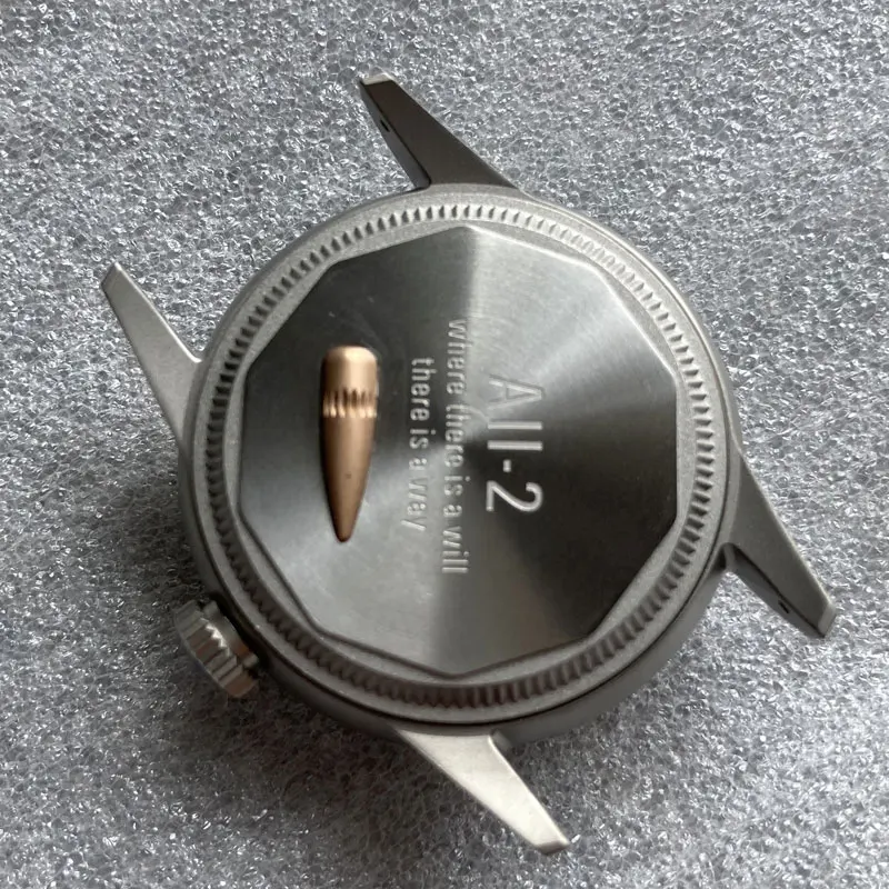 Pièces de modification de montre, matériau en titane, boîtier de pilote, verre saphir, adapté au mouvement automatique NH35/36, 36mm