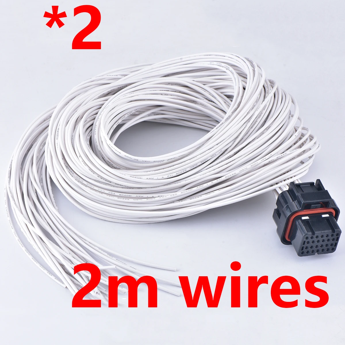 

2 Pcs 2M wires plug As shown in the figure