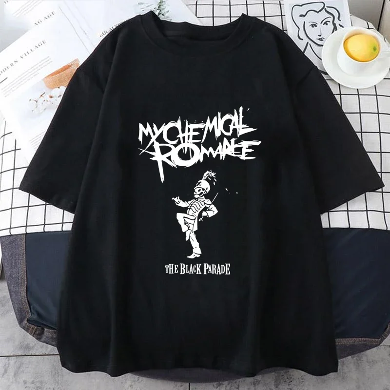 2025 ma Romance chimique pour la vengeance douce t-shirts mode t-shirt hauts été à manches courtes chemise de Jogging Hip Hop chemise ample