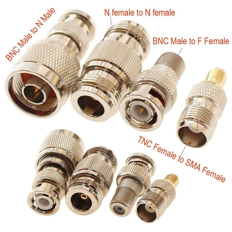 

*A23G1205 Комплекты разъемов SMA к N BNC TNC F типа «папа-мама» 20 в 1 N к SMA BNC к SMA TNC к SMA RF адаптеру