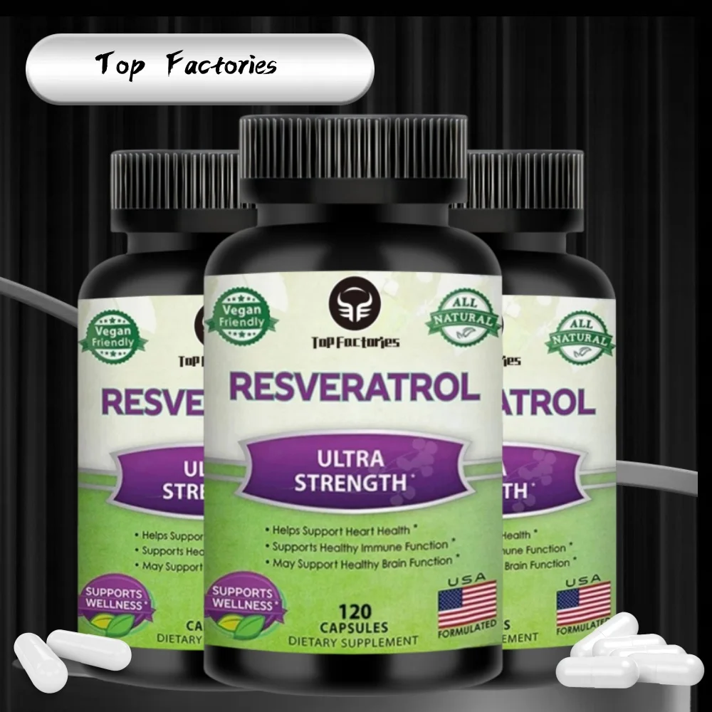 

Hot sales Resveratrol Complex - Helps Support Cardiovascular , Promotes Skin Radiance, And Antioxidants