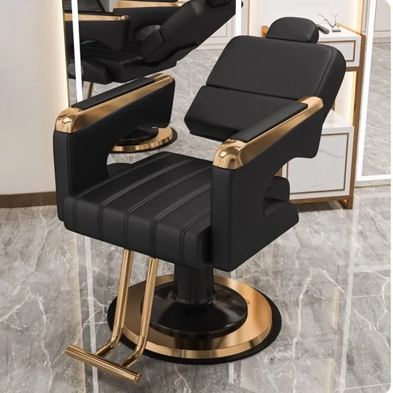 Luxury Designed Barber Chair Reclinable Portable Beauty Armchair Barber Swivel Hidraulic Cadeira De Barbeiro Salon Furniture