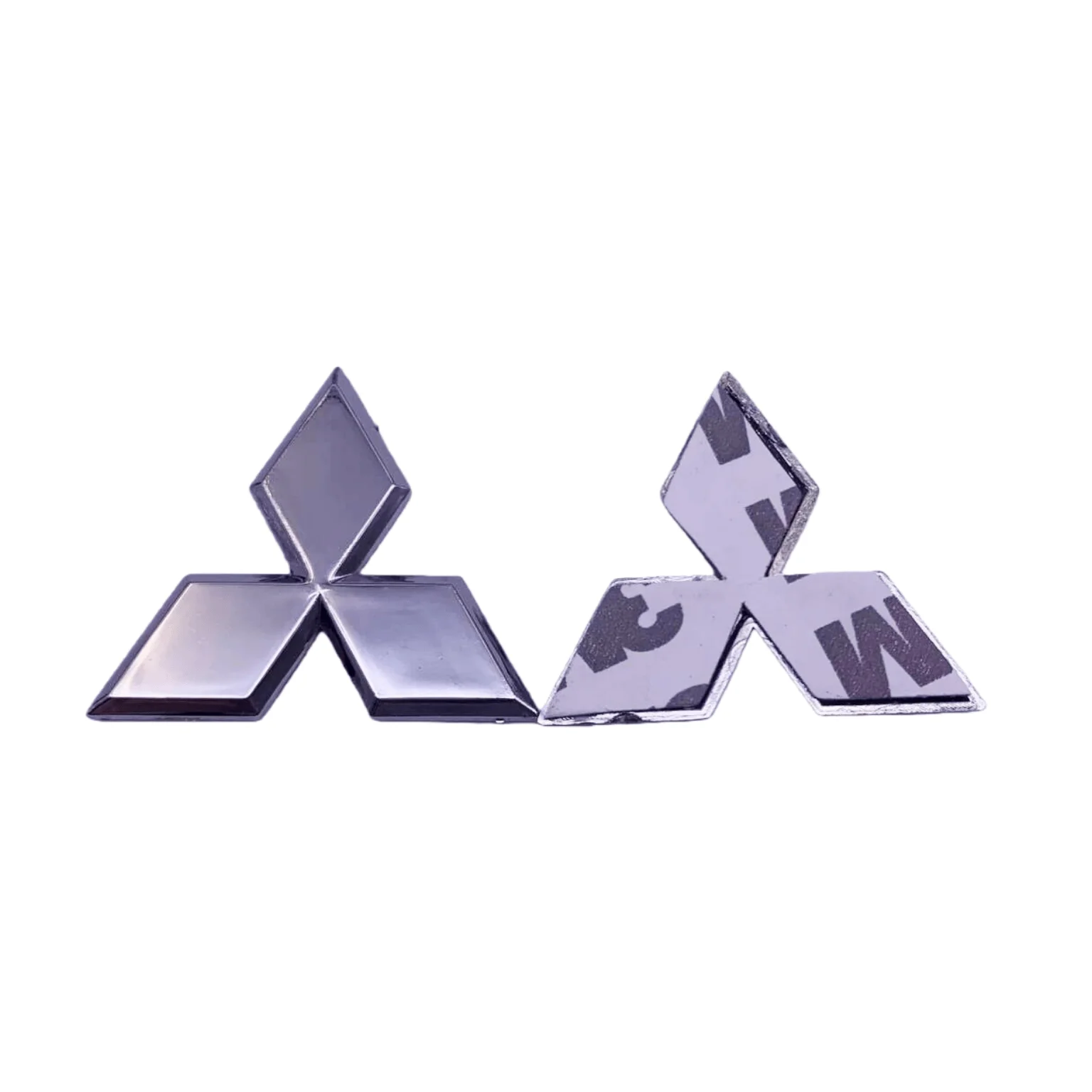 1 Uds. 43mm ABS 3D Logo calcomanía para volante pegatina insignia de coche Logo para Mitsubishi Space Star Delica Ralliart Xpander Pajero