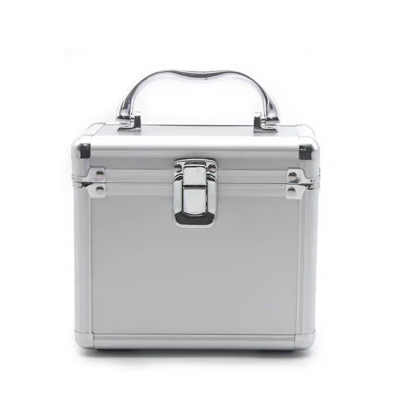 Small Tool Box Mini Aluminum Alloy Toolbox Portable Storage Case Precision Instrument Box Suitcase Impact Resistant With Sponge