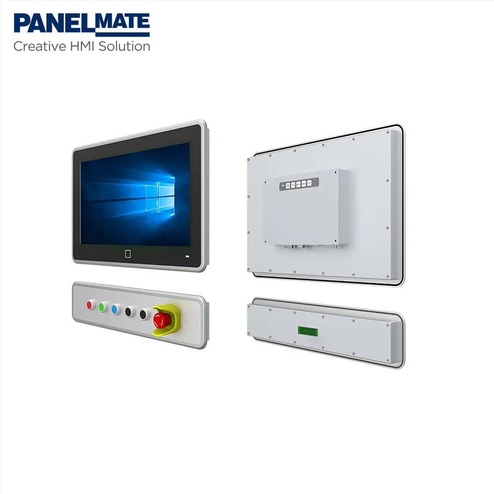 Industrial Capacitive Touch Screen Display Stainless Steel  IP65 FHD / WXGA LCD Waterproof