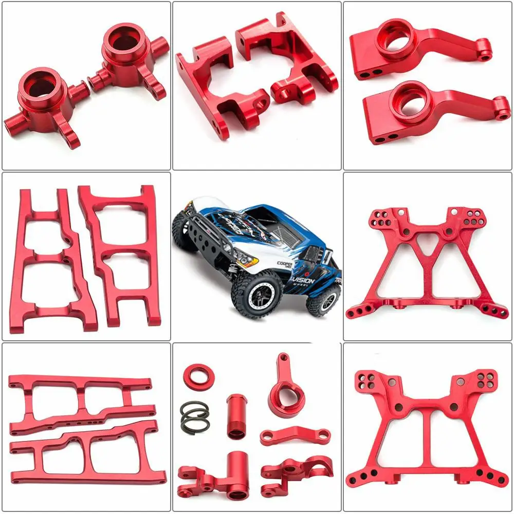 

Upgrade Accessories C-seat Steering Cup Swing Arm Steering Group Tie Rodsuspension Brackets Parts Kit For Trax Slash Huanqi 727