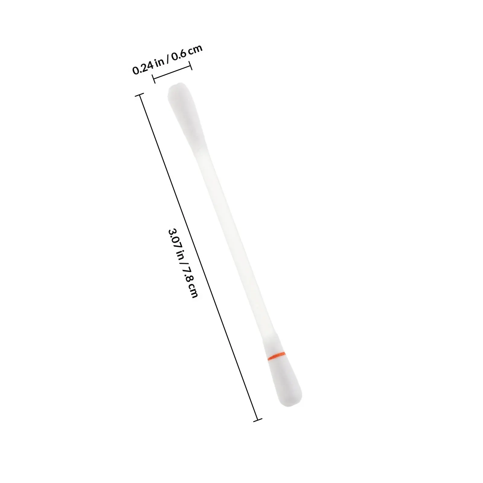 1 Box Double Ended Saline Cotton Swab Use for Eye Nose Cleaning Disposable Cotton Stick Travel Kit Portable Supply