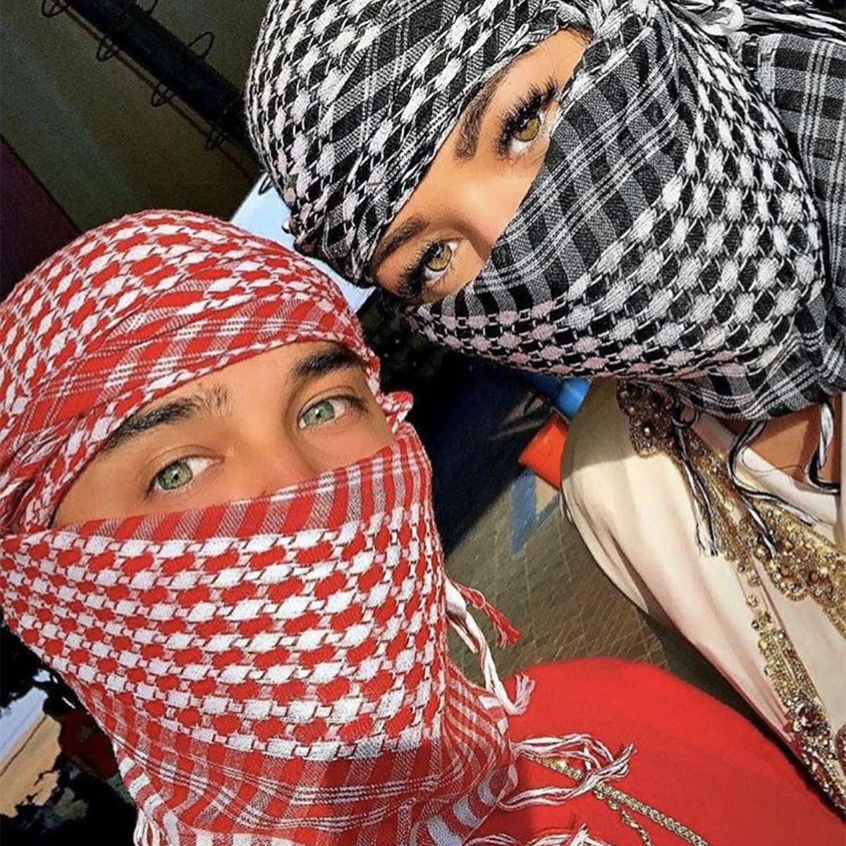 Unisex Summer Printed Cotton Hijab Middle East Dubai Türkiye Hijab Muslim Women Hijab Islamic Scarf Women Square Hijab