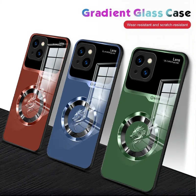 

Aperture in Window Style with Dragon Head Motif iPhone14 The phone case Easy to Clean 14Pro Flexible Frame 14Plus