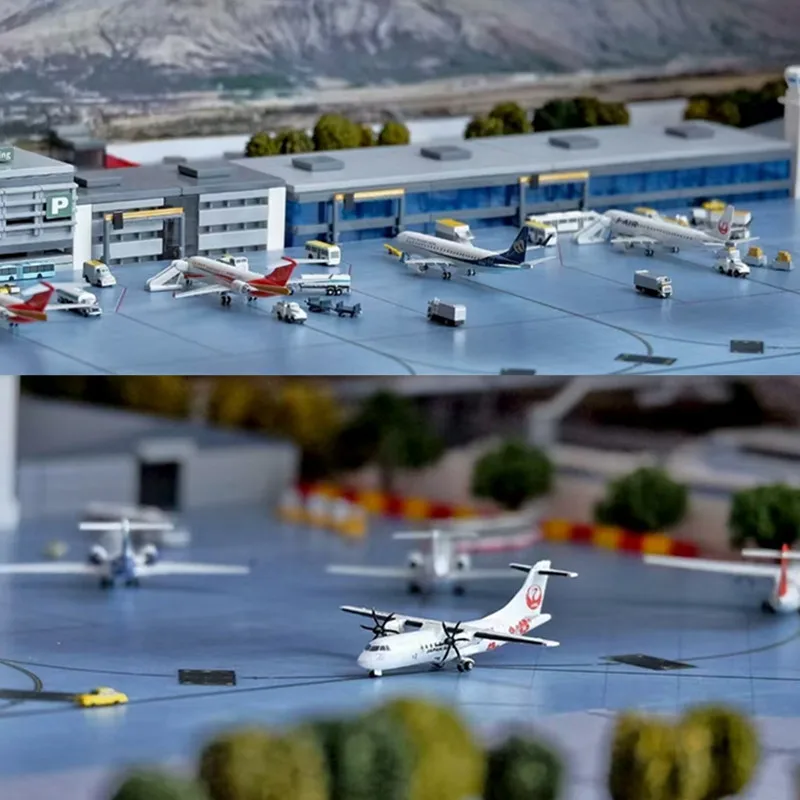 

New 16cm Model Diecast Alloy Airplane Emirates Airways A380/B777 Plane ATR-72 Malaysia Airways Firefly Propeller With Stand