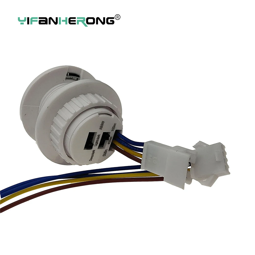 1 Công Tắc Đèn Cảm Biến PIR Báo Công Tắc LED 110V 220V PIR Cảm Biến Chuyển Động Hồng Ngoại Tự Động tắt Mở