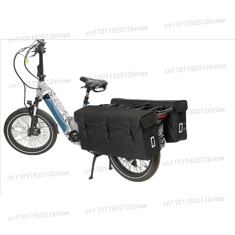 Motorcycle Rear Rack Bag Large Capacity Double Bag Cycling Travel Bag Waterproof Cargo